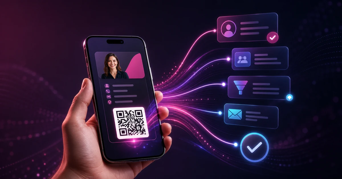 Digital business card featured