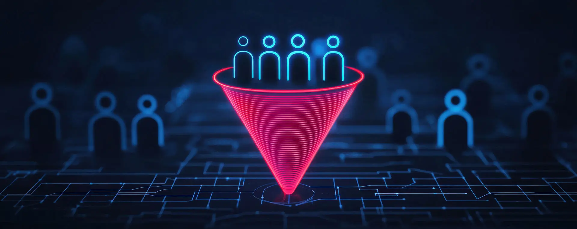 Smart website strategic design funnel